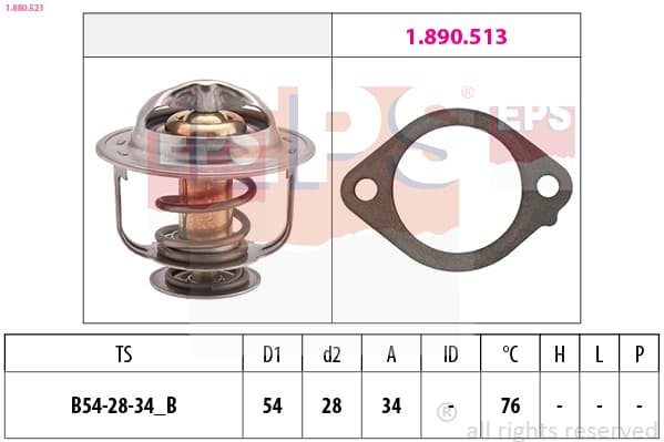 EPS Termostat chladenia 1880521 1