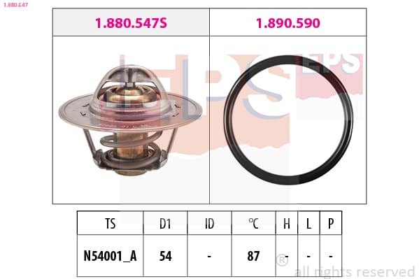 EPS Termostat chladenia 1880547 1