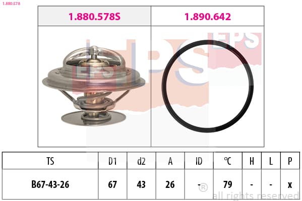 EPS Termostat chladenia 1.880.578 1