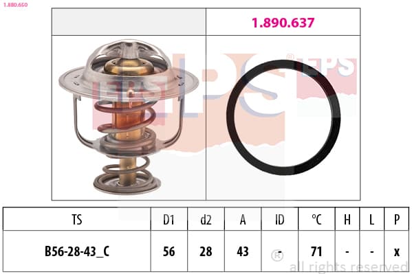 EPS Termostat chladenia 1880650 1