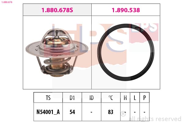 EPS Termostat chladenia 1880678 1