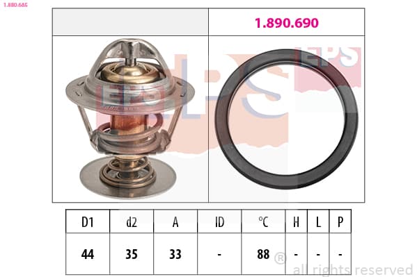 EPS Termostat chladenia 1.880.685 1