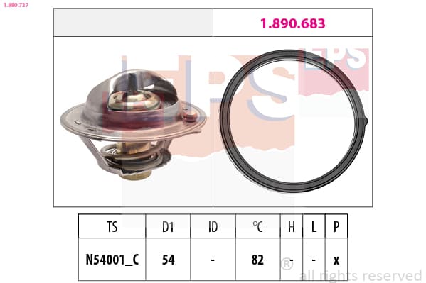EPS Termostat chladenia 1880727 1