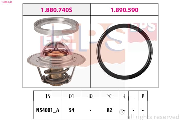 EPS Termostat chladenia 1.880.740 1
