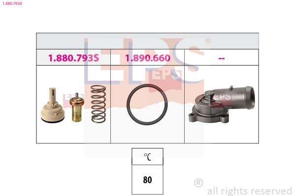 EPS Termostat chladenia 1880793K 1