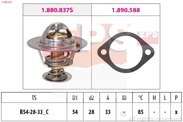 EPS Termostat chladenia 1880837 1
