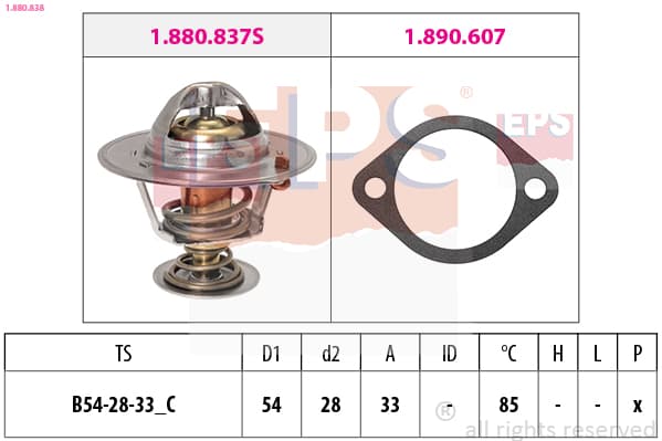EPS Termostat chladenia 1880838 1