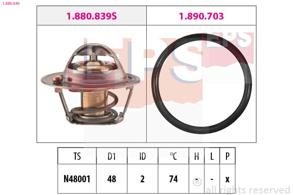 EPS Termostat chladenia 1880840 1