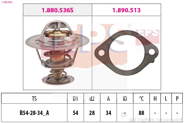 EPS Termostat chladenia 1880869 1