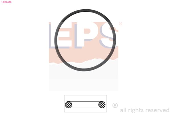 EPS Tesnenie termostatu 1.890.688 1