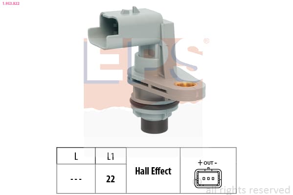 EPS Snímač otáčok, automatická prevodovka 1.953.822 1