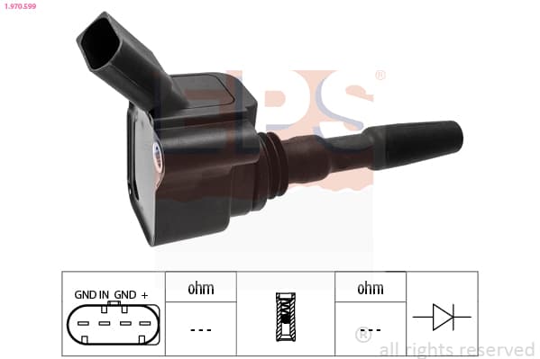 EPS Zapaľovacia cievka 1.970.599 1
