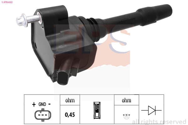 EPS Zapaľovacia cievka 1.970.632 1