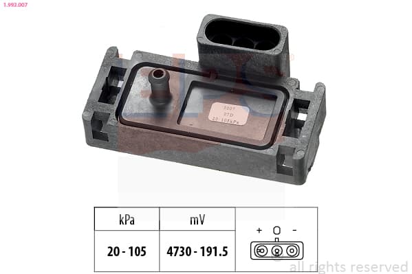 EPS Senzor tlaku nastavenia výžky 1993007 1