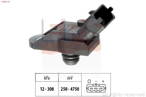 EPS Senzor tlaku nastavenia výžky 1993114 1
