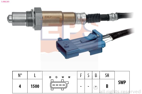 EPS Lambda sonda 1.998.301 1