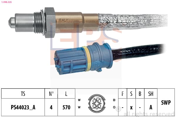 EPS Lambda sonda 1.998.325 1
