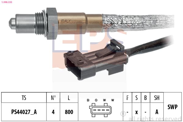 EPS Lambda sonda 1.998.335 1