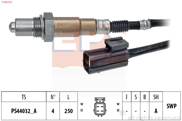 EPS Lambda sonda 1.998.337 1