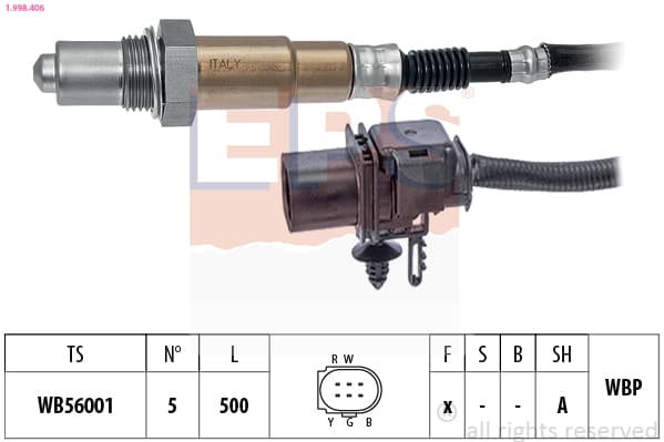 EPS Lambda sonda 1.998.406 1