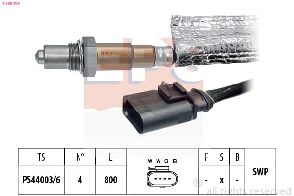 EPS Lambda sonda 1.998.499 1