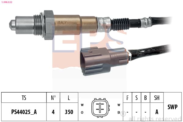 EPS Lambda sonda 1.998.522 1