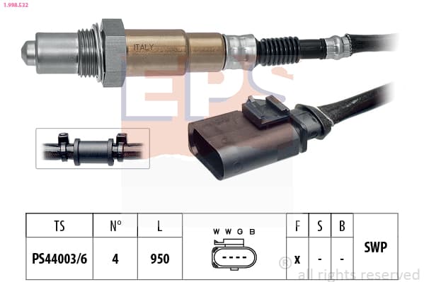 EPS Lambda sonda 1.998.532 1