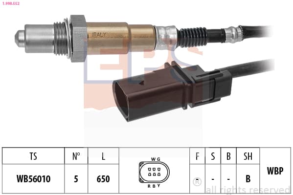 EPS Lambda sonda 1.998.552 1