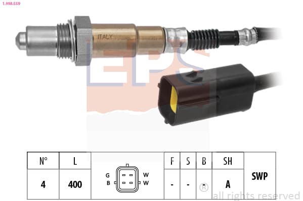 EPS Lambda sonda 1.998.559 1