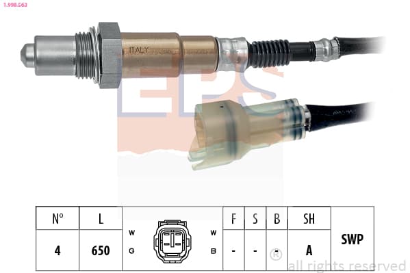 EPS Lambda sonda 1.998.563 1