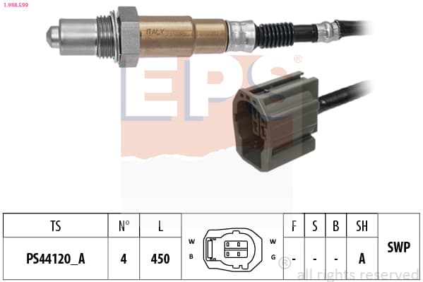 EPS Lambda sonda 1.998.599 1