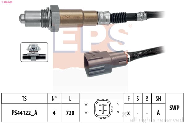 EPS Lambda sonda 1.998.600 1