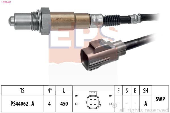 EPS Lambda sonda 1.998.601 1