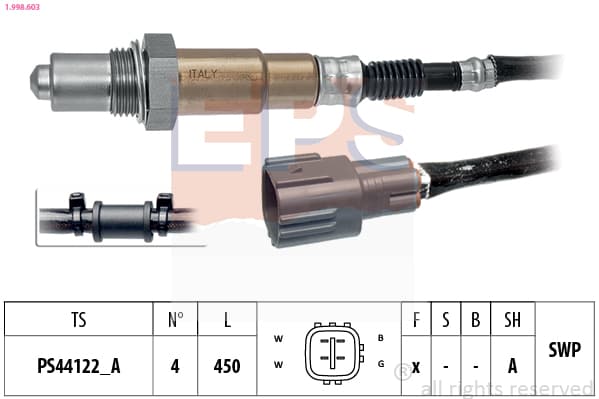 EPS Lambda sonda 1.998.603 1