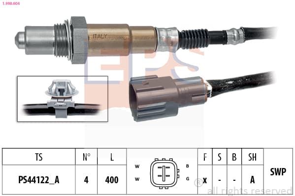 EPS Lambda sonda 1.998.604 1