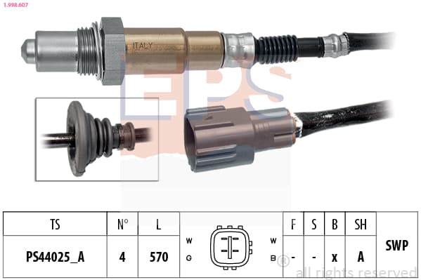 EPS Lambda sonda 1.998.607 1
