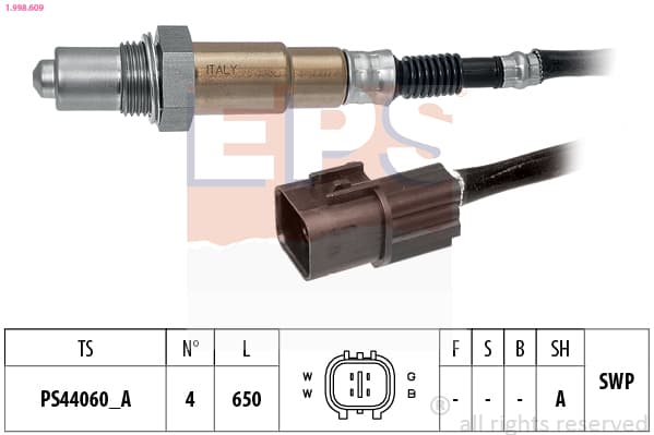 EPS Lambda sonda 1.998.609 1