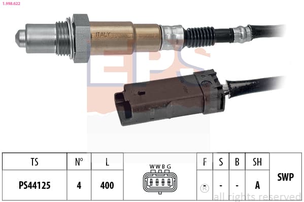 EPS Lambda sonda 1.998.622 1