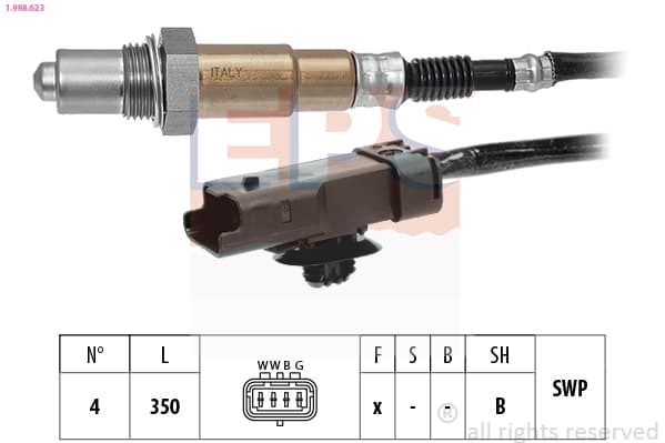 EPS Lambda sonda 1.998.623 1