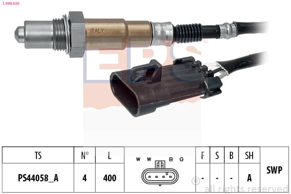 EPS Lambda sonda 1.998.626 1