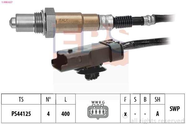 EPS Lambda sonda 1.998.627 1