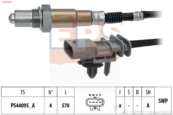 EPS Lambda sonda 1.998.629 1