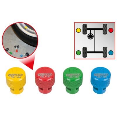 KS TOOLS Kratka ventilu kolesa 100.1185 1