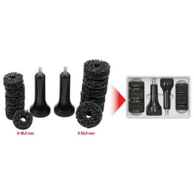 KS TOOLS Čistiaci kotúč pre sadu na čistenie nábojov kolies 100.4080 1