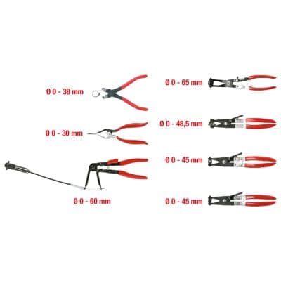 KS TOOLS Sada kliežtí 1151055 1