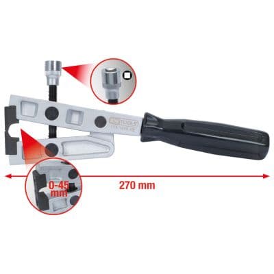 KS TOOLS Kliežte na hadicové spony 115.1056 1