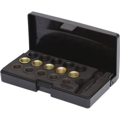 KS TOOLS Sada prípravkov na rezanie závitov, zapaľovacia sviečka 150.1280 1