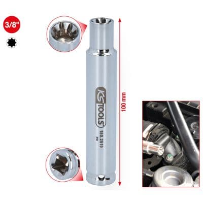 KS TOOLS Sada nástrčkových kľúčov 150.2519 1