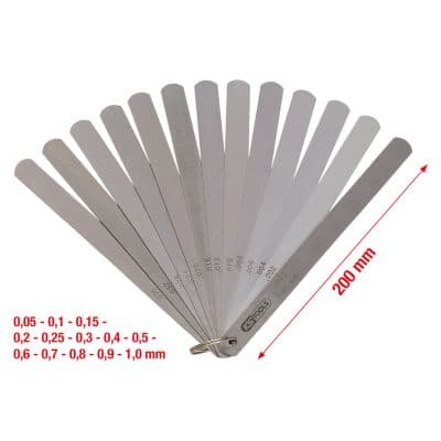 KS TOOLS Listová mierka 300.0618 1