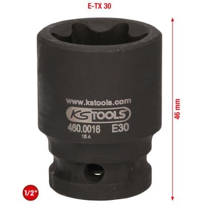 KS TOOLS Sada nástrčkových kľúčov 460.0016 1